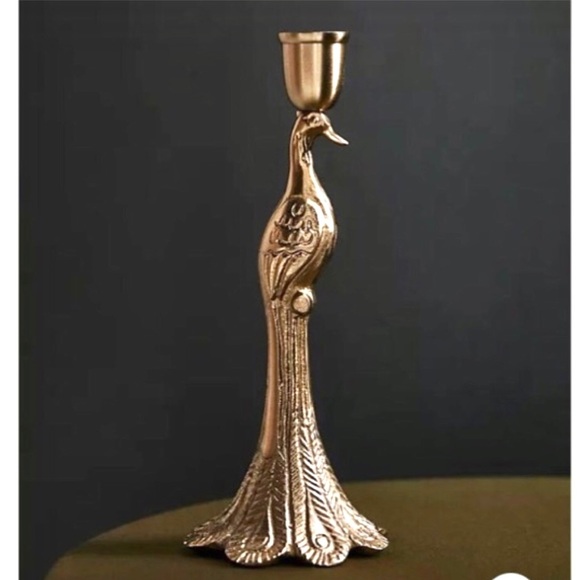 Anthropologie House of Hackney Peacock Candle Holder New In Box RARE - Picture 4 of 13